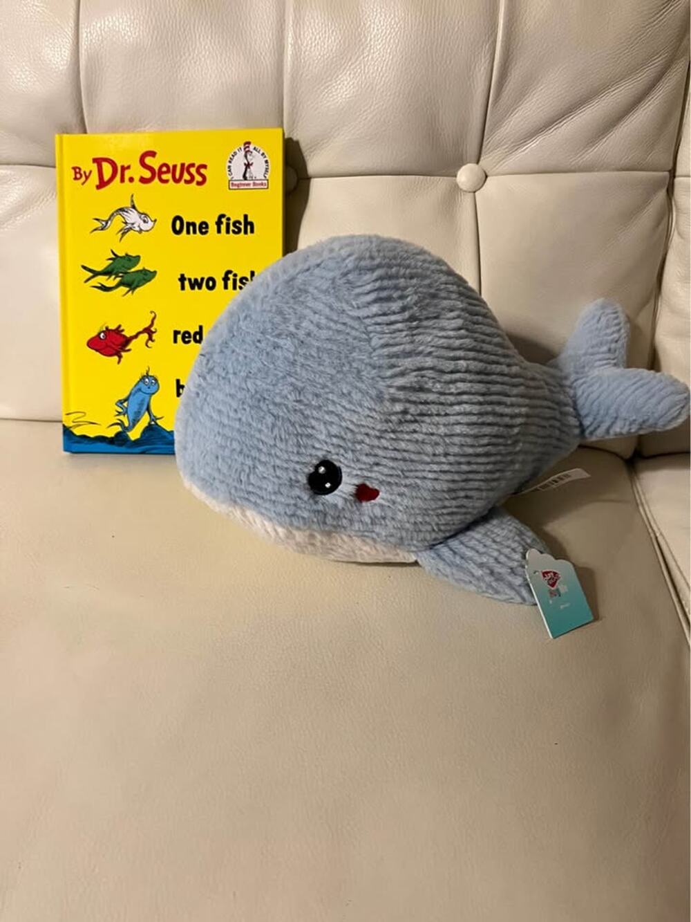 Dr Seuss “one fish two fish”... & blue whale Squeeze n Read Bundle